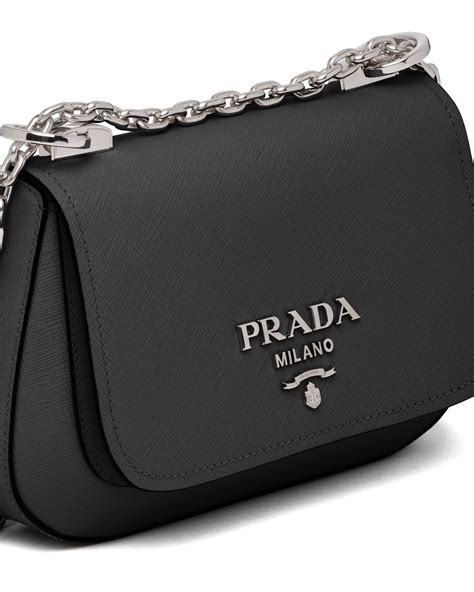 prada esplanade calf and saffiano leather shoulder bag|Prada Livermore.